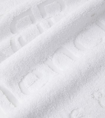 Asciugamano da bagno in cotone con logo | Balenciaga
