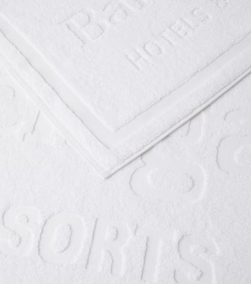 Asciugamano da bagno in cotone con logo | Balenciaga