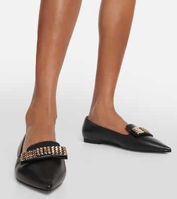 Bailarinas Gala de piel adornadas | Jimmy Choo
