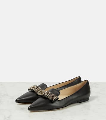 Bailarinas Gala de piel adornadas | Jimmy Choo