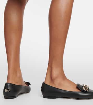 Bailarinas Gala de piel adornadas | Jimmy Choo