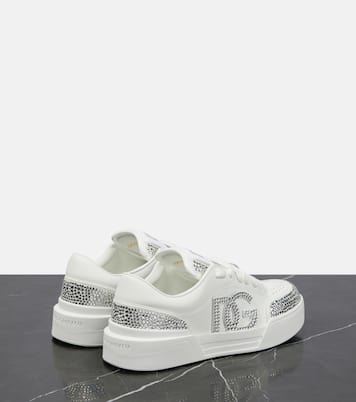 Baskets New Roma en cuir à ornements | Dolce&Gabbana