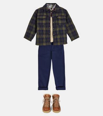 Quilted checked puffer jacket | Il Gufo