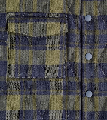 Quilted checked puffer jacket | Il Gufo