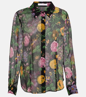 Blouse à fleurs | Carolina Herrera