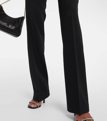 Pantaloni slim in lana con cut-out | Stella McCartney