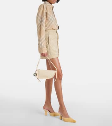 Borsa a spalla Shield Mini in pelle | Burberry