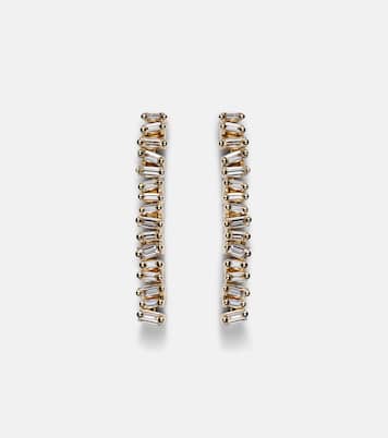 Boucles d'oreilles Fireworks en or 18 ct et diamants blancs | Suzanne Kalan
