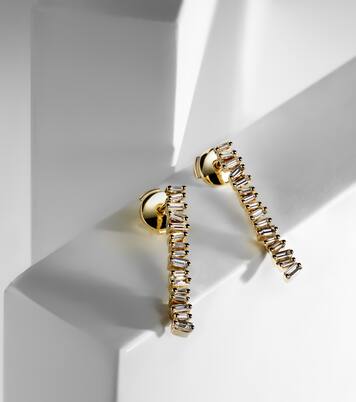 Boucles d'oreilles Fireworks en or 18 ct et diamants blancs | Suzanne Kalan