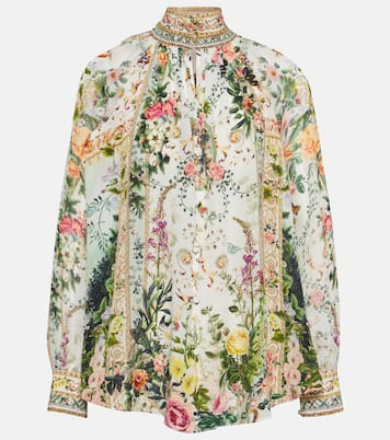 Bluse aus Seiden-Crêpe | Camilla