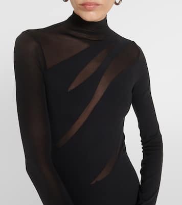 Robe midi transparente | Wolford
