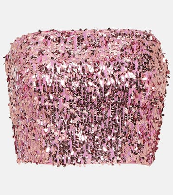 Sequined bandeau top | Rotate