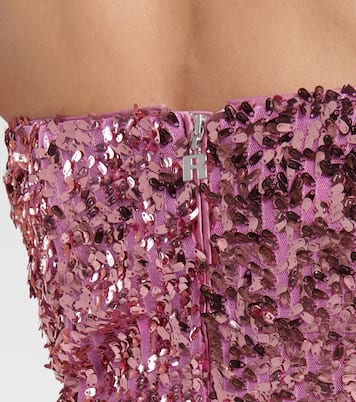 Sequined bandeau top | Rotate