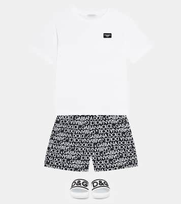 T-Shirt aus Baumwoll-Jersey | Dolce&Gabbana Kids