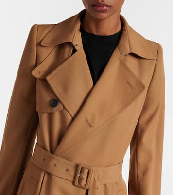 Trench in gabardine di misto lana | Dries Van Noten