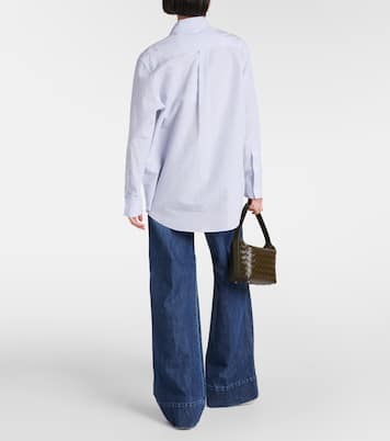 Chemise en coton et lin à carreaux | Bottega Veneta