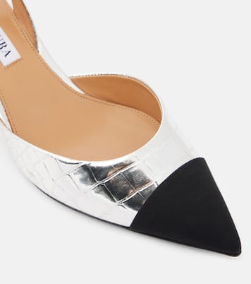 Pumps slingback Milanese in pelle | Aquazzura