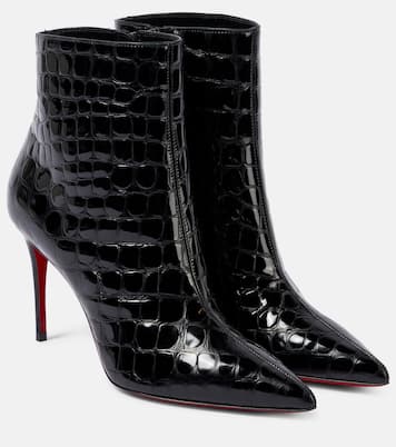 Bottines So Kate 85 en cuir embossé | Christian Louboutin