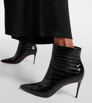 Bottines So Kate 85 en cuir embossé | Christian Louboutin
