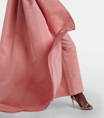 Abito lungo in faille di seta | Oscar de la Renta