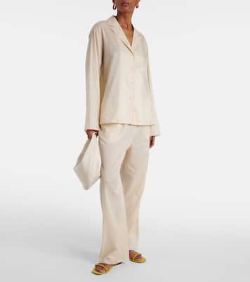 Camicia Monogram in misto cotone | Toteme