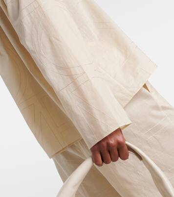 Camicia Monogram in misto cotone | Toteme
