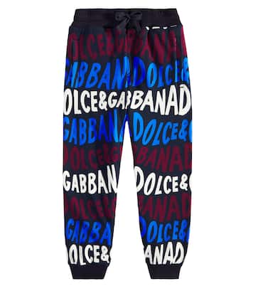 Pantaloni in felpa di in cotone   | Dolce&Gabbana Kids