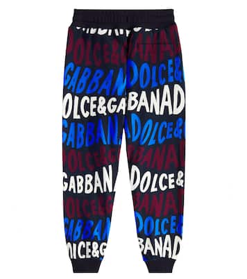 Pantaloni in felpa di in cotone   | Dolce&Gabbana Kids
