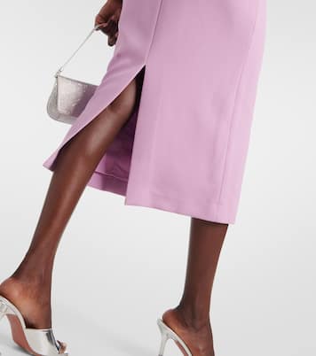 Verziertes Midikleid Chantara aus Crêpe | Rebecca Vallance