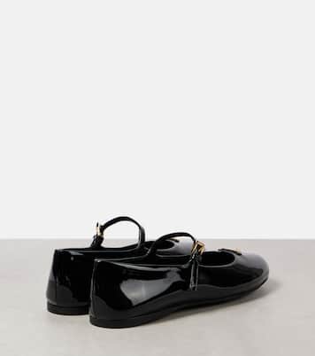 Zapatos planos Mary Jane de charol | Prada