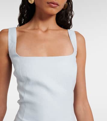 Vestido corto Iris Tie de lino | SIR