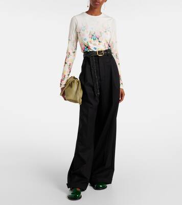 Clutch Flamenco Medium aus Leder | Loewe