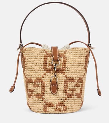 Secchiello GG Mini con pelle | Gucci