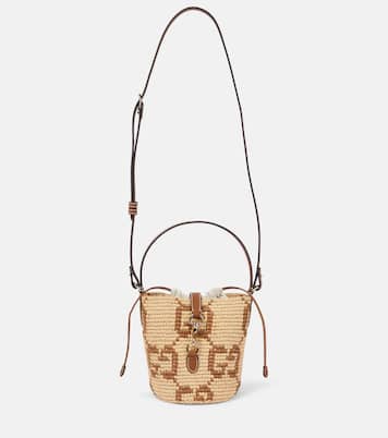 Secchiello GG Mini con pelle | Gucci