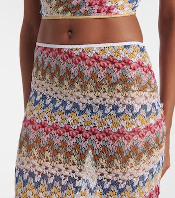 Gonna midi in maglia lamé | Missoni