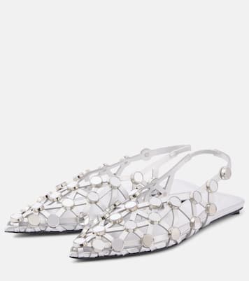 Ballerine Grid in pelle | The Attico