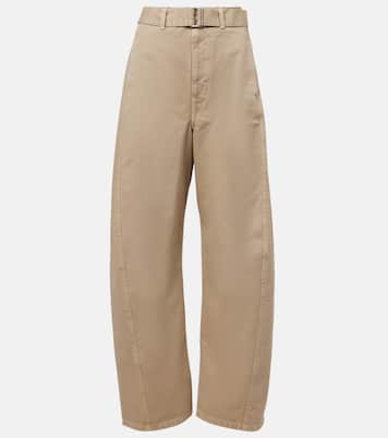 Jeans anchos con cinturón | Lemaire