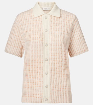 Camisa acanalada Noble de cachemir | God's True Cashmere