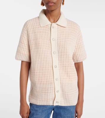 Camisa acanalada Noble de cachemir | God's True Cashmere