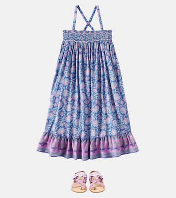 Vestido Marceline de gasa algodón floral | Louise Misha