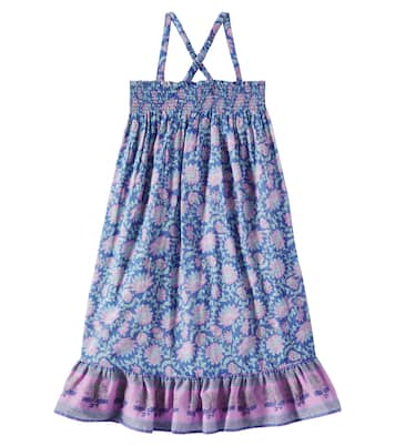Vestido Marceline de gasa algodón floral | Louise Misha