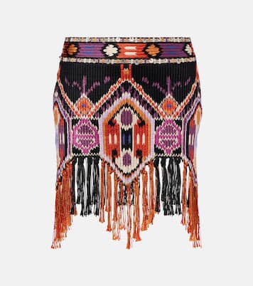 Yolana sequined fringed miniskirt | Isabel Marant