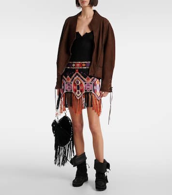 Yolana sequined fringed miniskirt | Isabel Marant