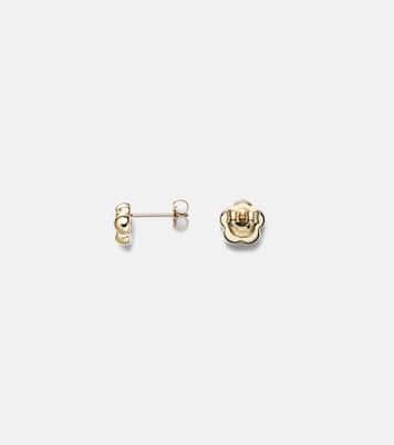 Orecchini Crosby in oro 10kt con diamanti | Stone and Strand
