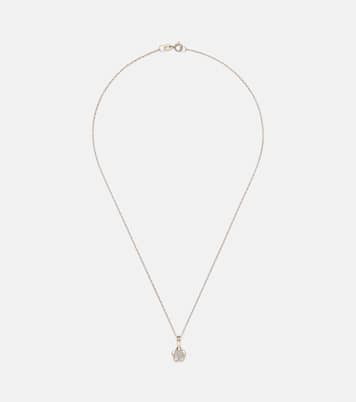 Crosby 10kt gold necklace with diamonds | Stone and Strand