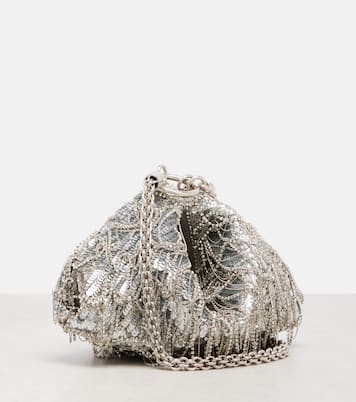 Callie Mini sequined satin clutch | Jimmy Choo