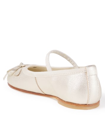 Ballerinas Joie aus Metallic-Leder | Bonpoint