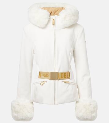 Prezioso faux fur-trimmed down ski jacket | Goldbergh