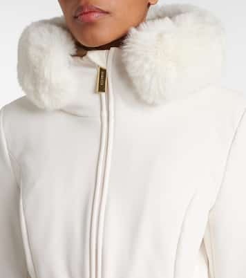 Prezioso faux fur-trimmed down ski jacket | Goldbergh