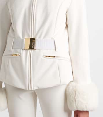 Prezioso faux fur-trimmed down ski jacket | Goldbergh